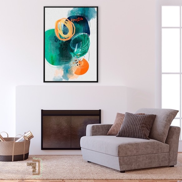 Luna | Cuadro Abstracto | Cuadros Fine Art