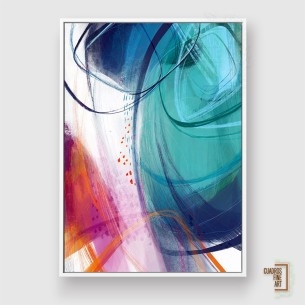 Turquesa No. 2 | Cuadro Abstracto | Cuadros Fine Art