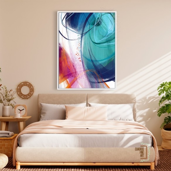 Turquesa No. 2 | Cuadro Abstracto | Cuadros Fine Art