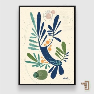 Árboles nórdicos 1 | Cuadro Abstracto | Cuadros Fine Art