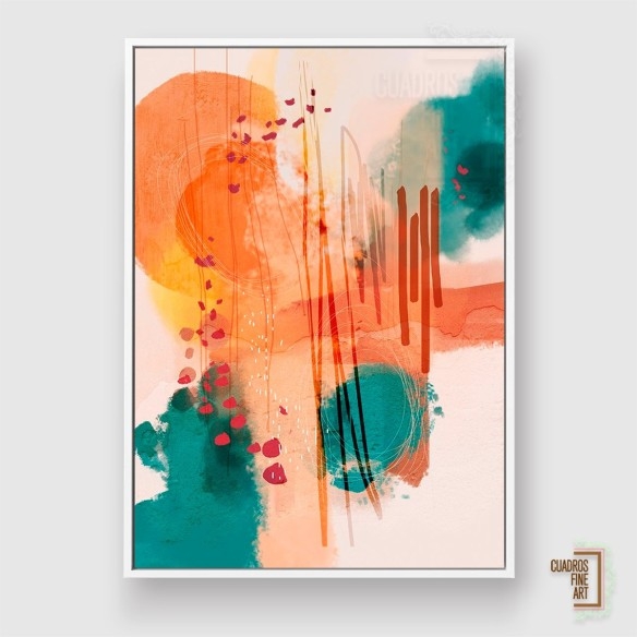 Atardecer Lunar 01 | Cuadro Abstracto | Cuadros Fine Art