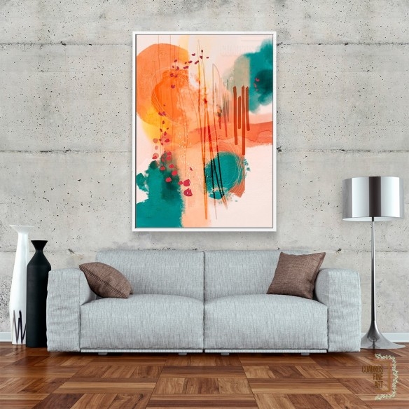 Atardecer Lunar 01 | Cuadro Abstracto | Cuadros Fine Art