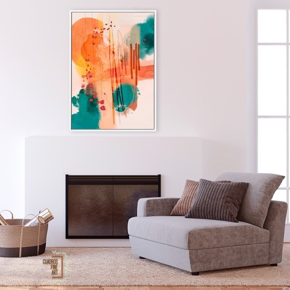 Atardecer Lunar 01 | Cuadro Abstracto | Cuadros Fine Art