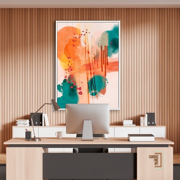 Atardecer Lunar 01 | Cuadro Abstracto | Cuadros Fine Art