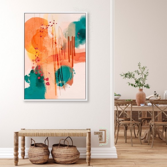 Atardecer Lunar 01 | Cuadro Abstracto | Cuadros Fine Art