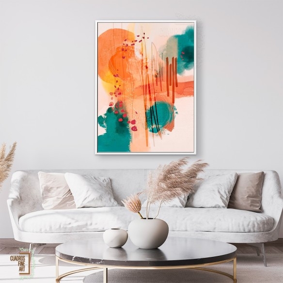 Atardecer Lunar 01 | Cuadro Abstracto | Cuadros Fine Art