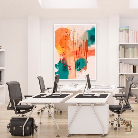 Atardecer Lunar 01 | Cuadro Abstracto | Cuadros Fine Art