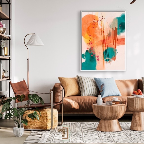 Atardecer Lunar 01 | Cuadro Abstracto | Cuadros Fine Art