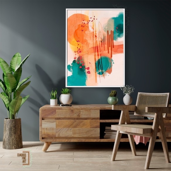 Atardecer Lunar 01 | Cuadro Abstracto | Cuadros Fine Art