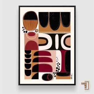 Filático - Tapicería Tribal | Cuadro Abstracto | Cuadros FA