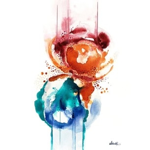 Flor de la tormenta | Cuadro Abstracto | Cuadros Fine Art