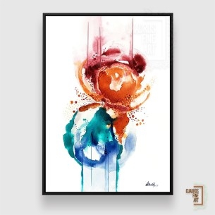 Flor de la tormenta | Cuadro Abstracto | Cuadros Fine Art