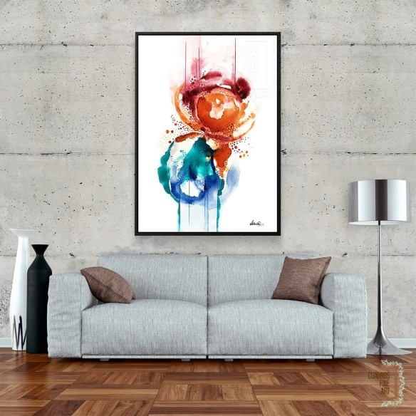 Flor de la tormenta | Cuadro Abstracto | Cuadros Fine Art