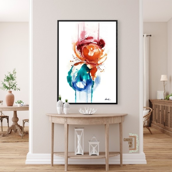 Flor de la tormenta | Cuadro Abstracto | Cuadros Fine Art