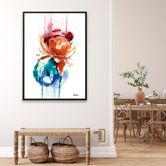 Flor de la tormenta | Cuadro Abstracto | Cuadros Fine Art