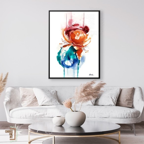 Flor de la tormenta | Cuadro Abstracto | Cuadros Fine Art