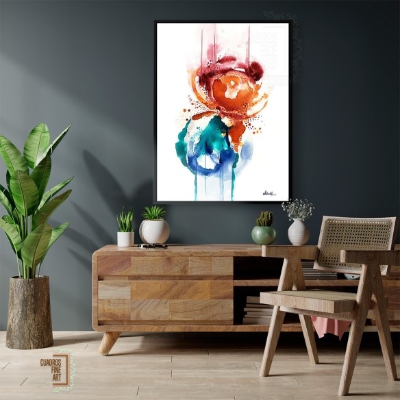 Flor de la tormenta | Cuadro Abstracto | Cuadros Fine Art