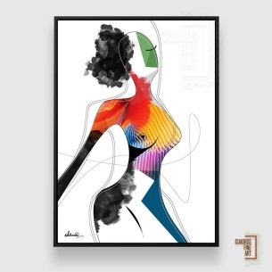 Mujer vívida - Invencible | Cuadro Mujer | Cuadros Fine Art 2
