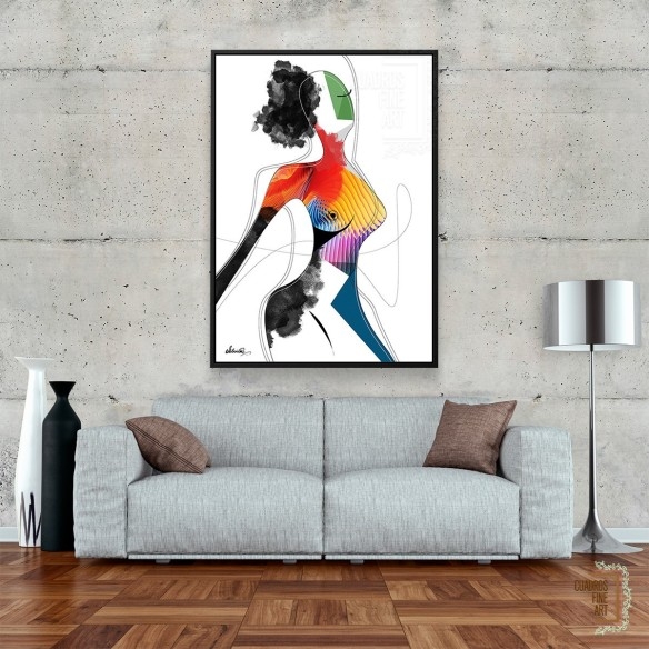 Mujer vívida - Invencible | Cuadro Mujer | Cuadros Fine Art