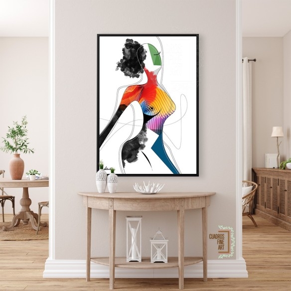 Mujer vívida - Invencible | Cuadro Mujer | Cuadros Fine Art