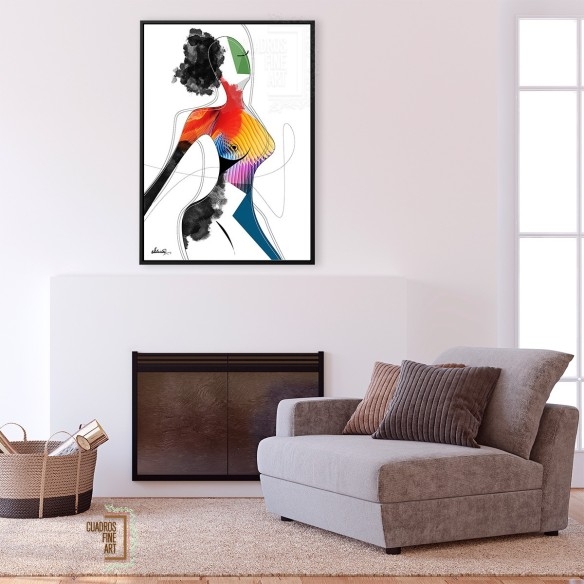 Mujer vívida - Invencible | Cuadro Mujer | Cuadros Fine Art