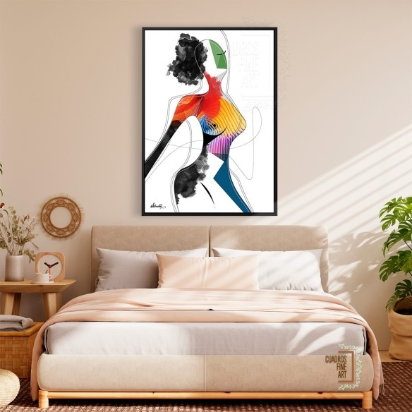 Mujer vívida - Invencible | Cuadro Mujer | Cuadros Fine Art