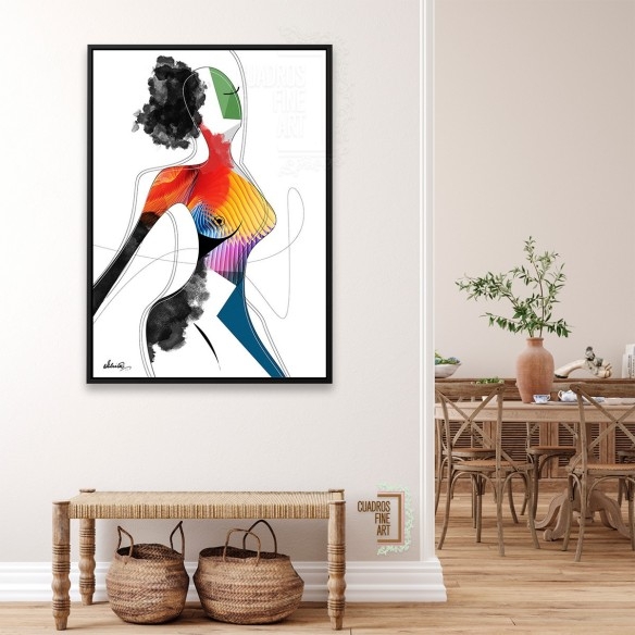 Mujer vívida - Invencible | Cuadro Mujer | Cuadros Fine Art