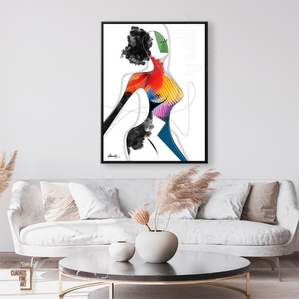 Mujer vívida - Invencible | Cuadro Mujer | Cuadros Fine Art