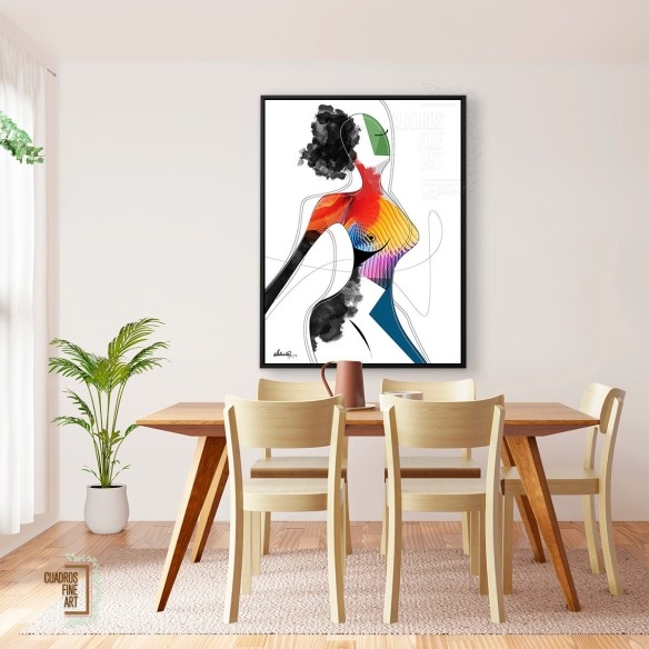 Mujer vívida - Invencible | Cuadro Mujer | Cuadros Fine Art