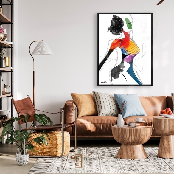 Mujer vívida - Invencible | Cuadro Mujer | Cuadros Fine Art