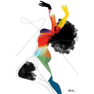 Mujer vívida | Cuadro Figura Humana | Cuadros Fine Art