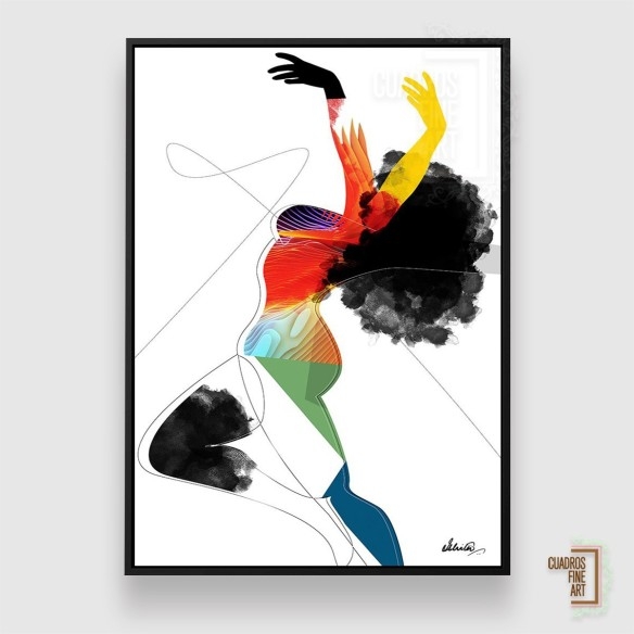 Mujer vívida | Cuadro Figura Humana | Cuadros Fine Art