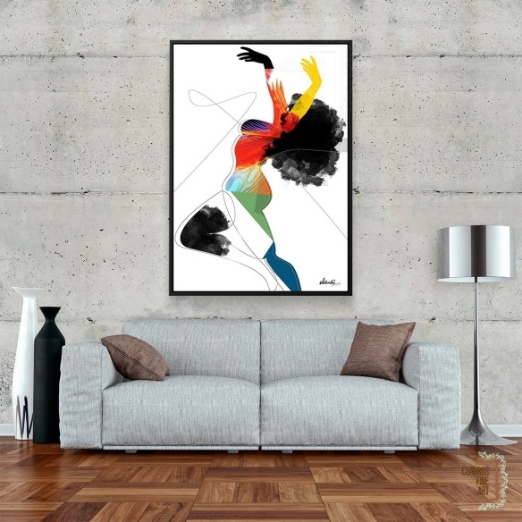 Mujer vívida | Cuadro Figura Humana | Cuadros Fine Art