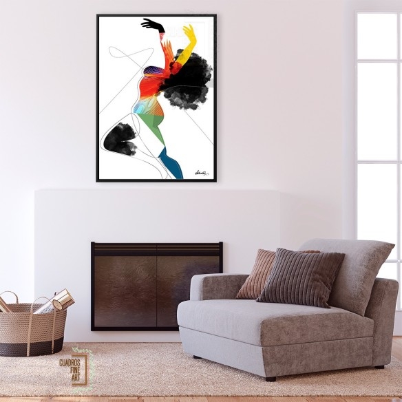 Mujer vívida | Cuadro Figura Humana | Cuadros Fine Art