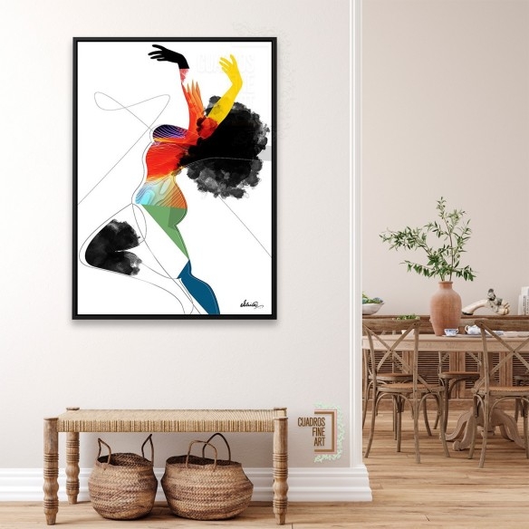Mujer vívida | Cuadro Figura Humana | Cuadros Fine Art