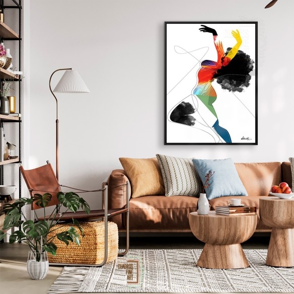 Mujer vívida | Cuadro Figura Humana | Cuadros Fine Art