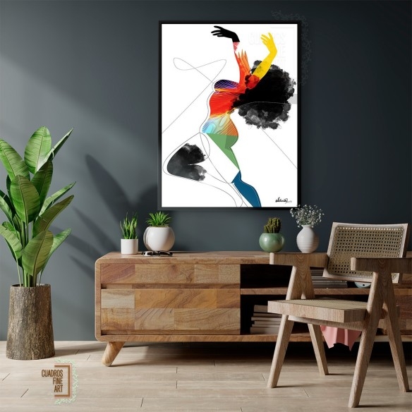 Mujer vívida | Cuadro Figura Humana | Cuadros Fine Art
