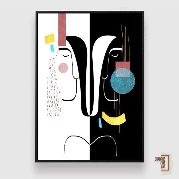 Imagen en Espejo | Cuadro Figura Humana | Cuadros Fine Art
