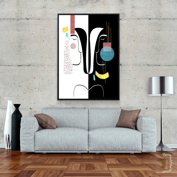 Imagen en Espejo | Cuadro Figura Humana | Cuadros Fine Art