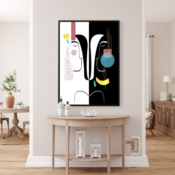 Imagen en Espejo | Cuadro Figura Humana | Cuadros Fine Art