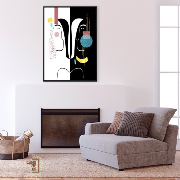Imagen en Espejo | Cuadro Figura Humana | Cuadros Fine Art