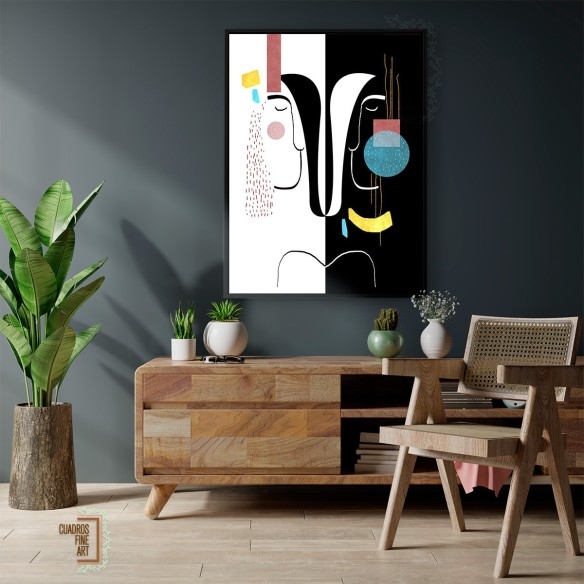 Imagen en Espejo | Cuadro Figura Humana | Cuadros Fine Art