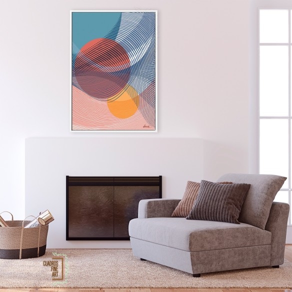 Amanecer efímero | Cuadro Abstracto | Cuadros Fine Art