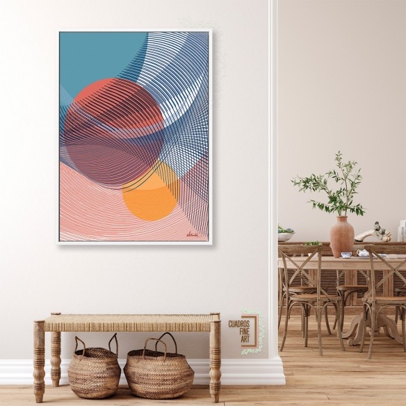 Amanecer efímero | Cuadro Abstracto | Cuadros Fine Art