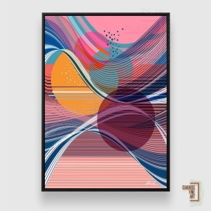 Olas efímeras | Cuadro Abstracto | Cuadros Fine Art