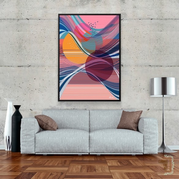 Olas efímeras | Cuadro Abstracto | Cuadros Fine Art