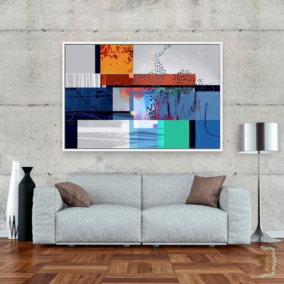 Lago lago | Cuadro Abstracto | Cuadros Fine Art