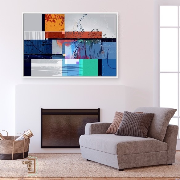Lago lago | Cuadro Abstracto | Cuadros Fine Art