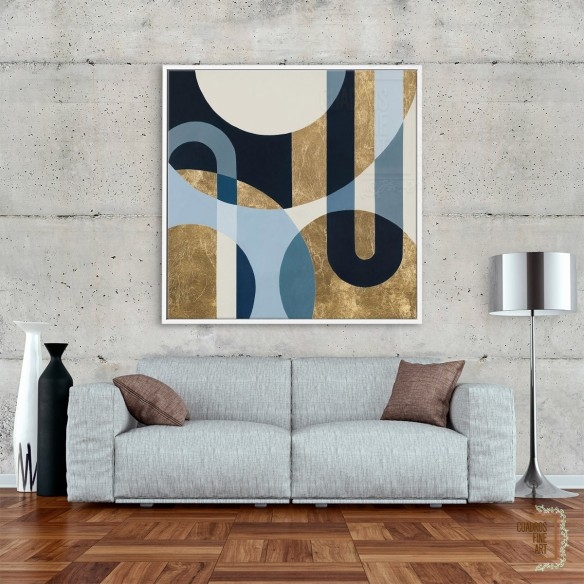 Formas terrenales | Cuadro Abstracto | Cuadros Fine Art