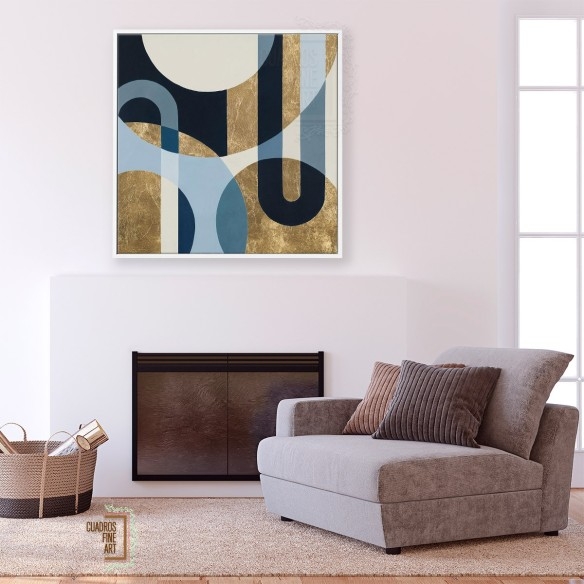 Formas terrenales | Cuadro Abstracto | Cuadros Fine Art